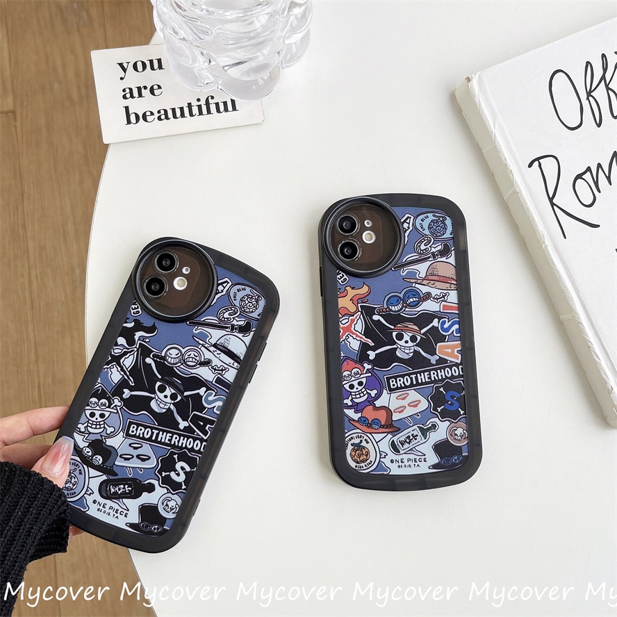 Ốp Điện Thoại Chống Sốc In Hình One Piece Cho iPhone 14 13 12 11 Pro Max Xs XR X 8 7 6 Plus SE 2020
