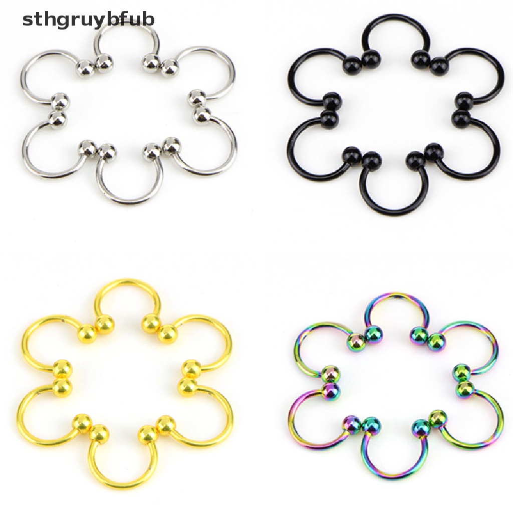 Set 10 Khuyên Mũi Thép Không Gỉ Cá Tính