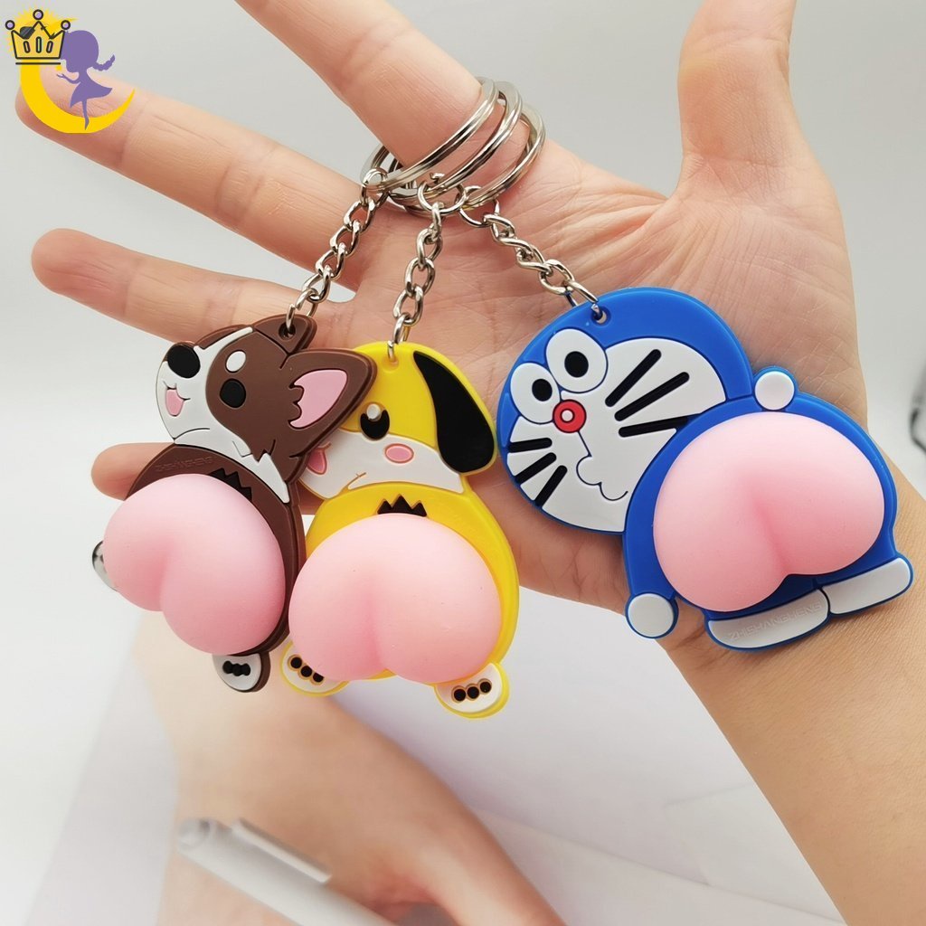 Móc Khóa Mông Silicone Mới Jp5