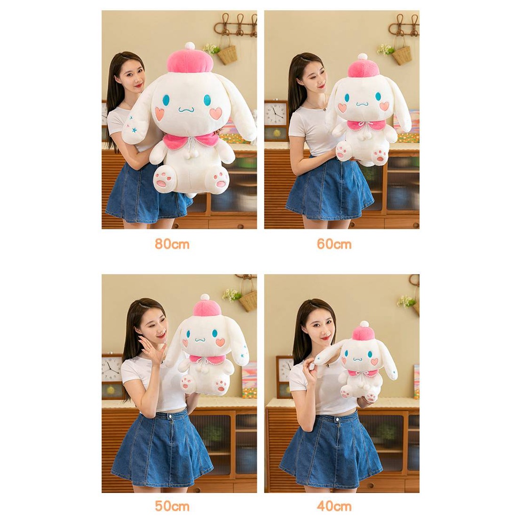 Thú Nhồi Bông Hình Nhân Vật Sanrio Cinnamoroll 60cm Cho Bé
