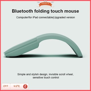 1 Chiếc Chuột Không Dây/Bluetooth Gấp Gọn Chuột Không Ồn Máy Tính Cảm Ứng Arc Chuột Laser Mỏng Tiện Dụng Cho Windows Microsoft