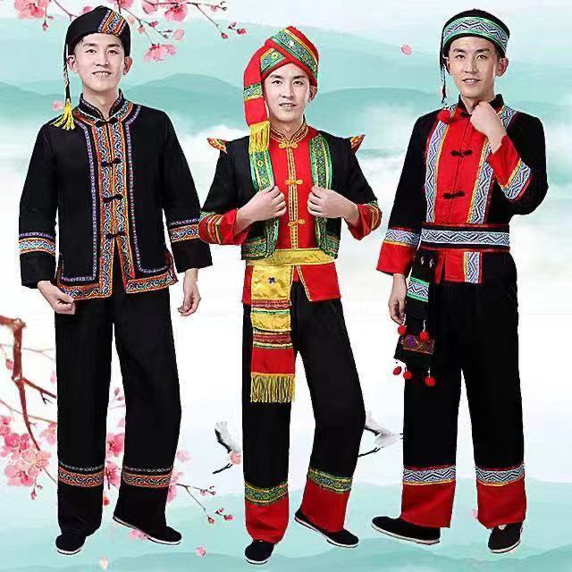 【YNDM21+】 Bộ Trang Phục Múa Dân Tộc Truyền Thống Phong Cách Mới Cho Nam
