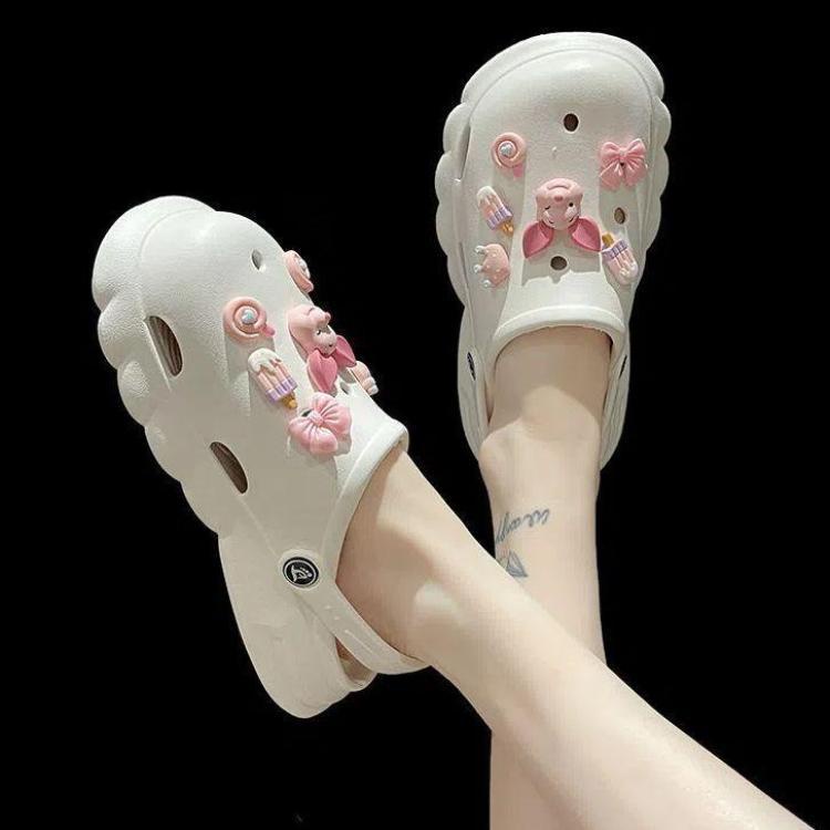 Dép Đi Trong Nhà Đế Cao Dành Cho Nữ cross dép bánh mì nữ