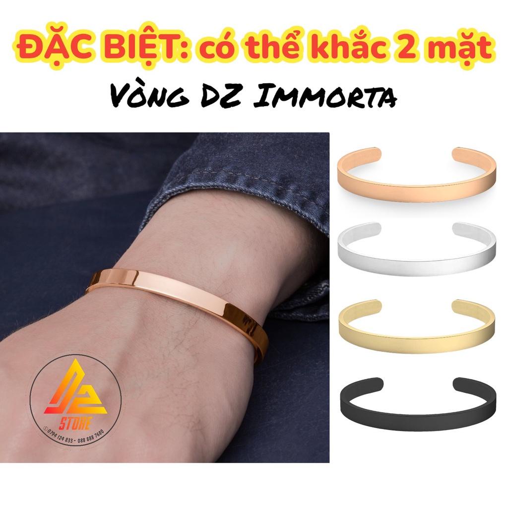 Vòng DZ Immorta khắc tên theo yêu cầu cặp đôi unisex Titanium [Bảo hành 5 năm]