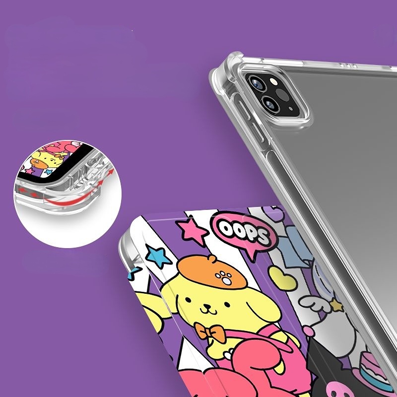 Ốp Máy Tính Bảng TPU Có Ngăn Đựng Bút Cho iPad 7th / 8th / 9th gen 10.2 10.5 Air3 / iPad 9.7gen5 / 6 iPad Pro11 2020 / 2021 air4 / 510.9 mini 4 5 mini6 Giá Đỡ