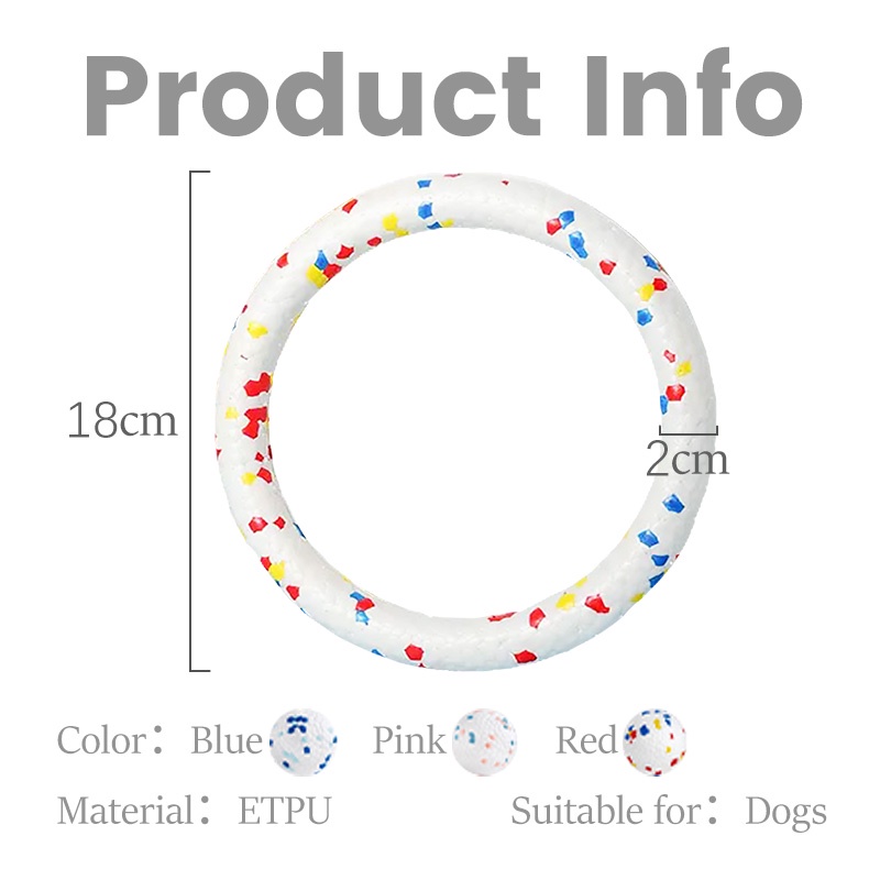 HamshMoc Đồ Chơi Vòng Cao Su Hình Hamsa Độ Co Giãn Cao Cho Thú Cưng Gặm