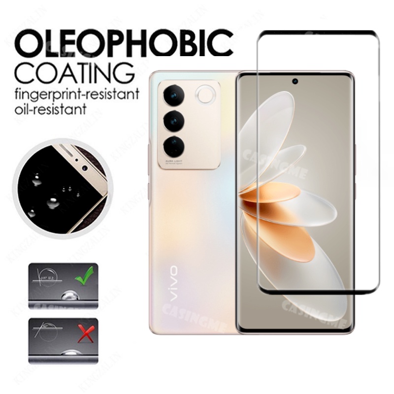 Kính Cường Lực Bảo Vệ Màn Hình 2 Trong 1 Cho Vivo V27 5G V29 V 27 VivoV27 V27Pro V27E 27V Pro 5G 2023 2023