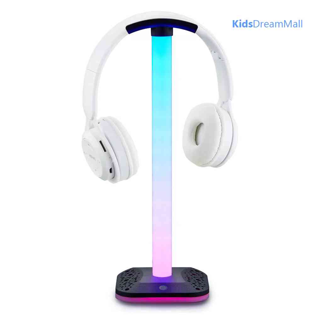 Giá Đỡ Tai Nghe Chụp Tai Chống Trượt Có Đèn RGB Cổng USB