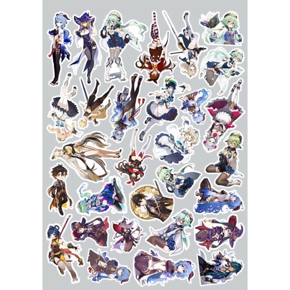 set 30 Sticker Game genshin impact / hình dán game genshin impact
