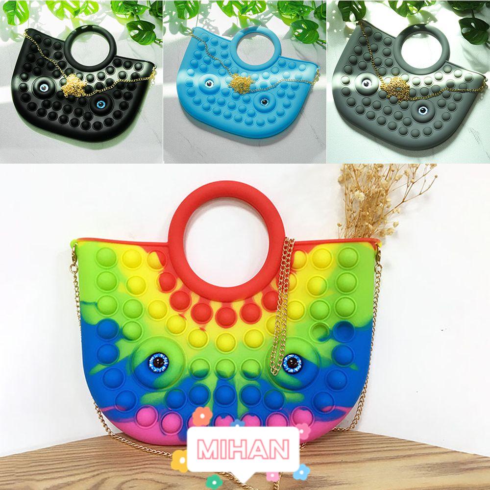 Túi Tote Đeo Vai Đựng Đồ Chơi Cầm Tay Có Nút Bấm Giảm Căng Thẳng MIHAN1 Cho Nữ