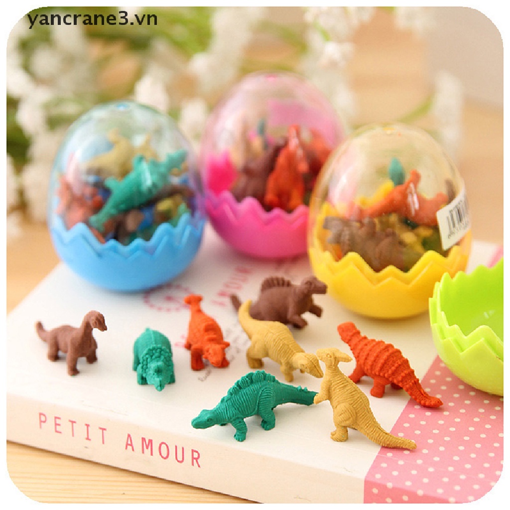 Cục Tẩy Bút Chì Hình Khủng Long Bằng Cao Su Mini Dễ Thương {yancrane3.vn} 3}