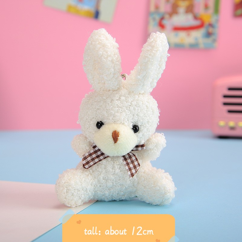 Móc Khóa Thỏ Nhồi Bông Dễ Thương