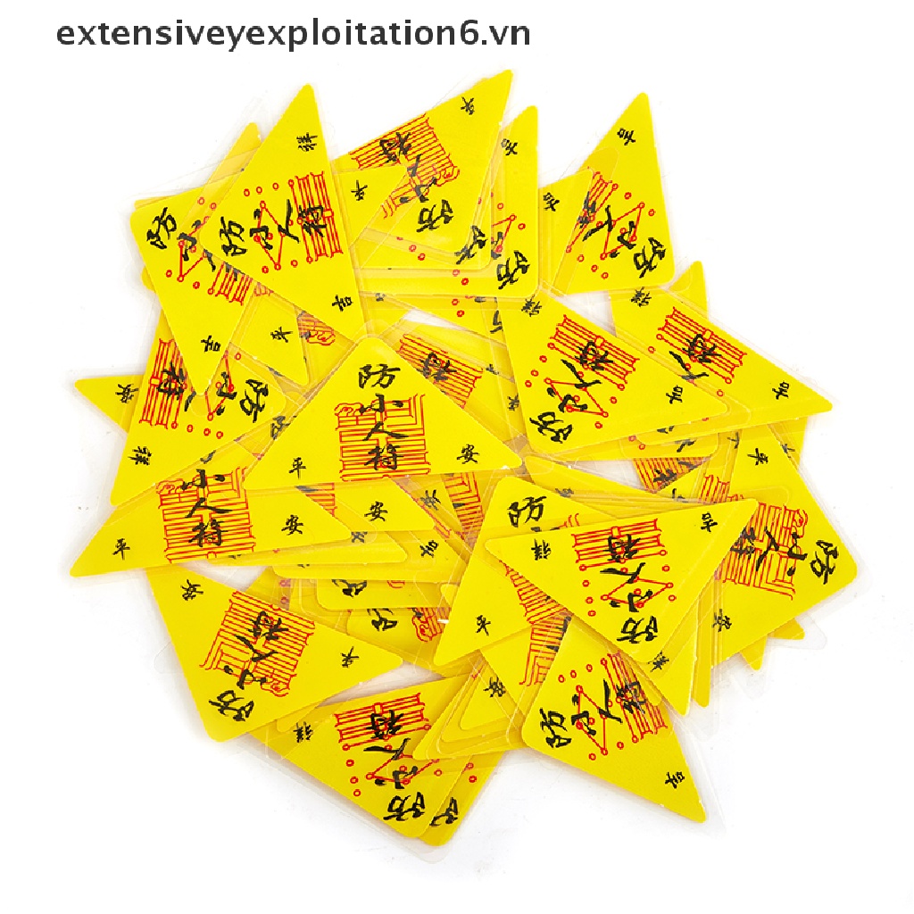 Set 50 Miếng Dán Cầu Nguyện Bằng Nhựa Phong Thủy
