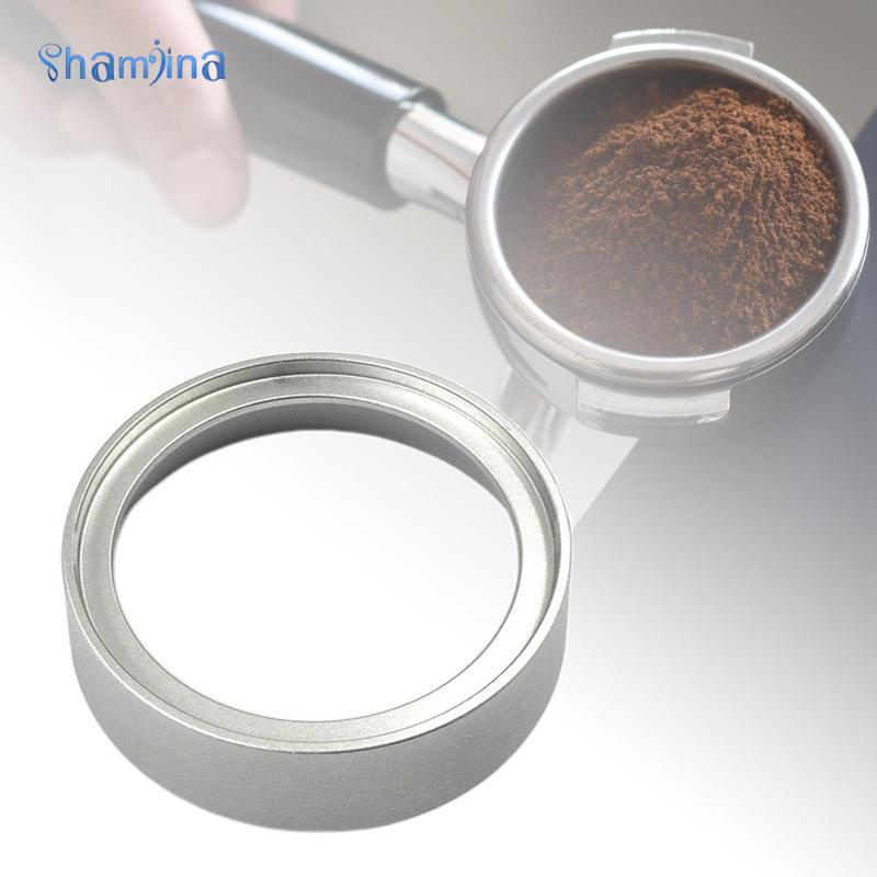 Vòng Làm Bột Cà Phê Ngăn Chặn Bột Tinh Tế Thông Dụng, Vòng định lượng thông minh bằng thép không gỉ 51/53/58mm cho bộ lọc phễu Espresso Barista