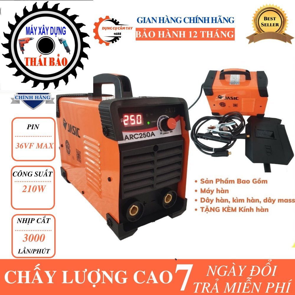 Máy hàn điện tử JASIC 250A thái bảo