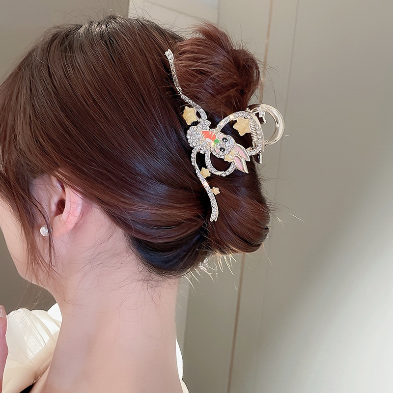 Kẹp Tóc Hình Cá Mập / Thỏ Thời Trang Cao Cấp Cho Nữ