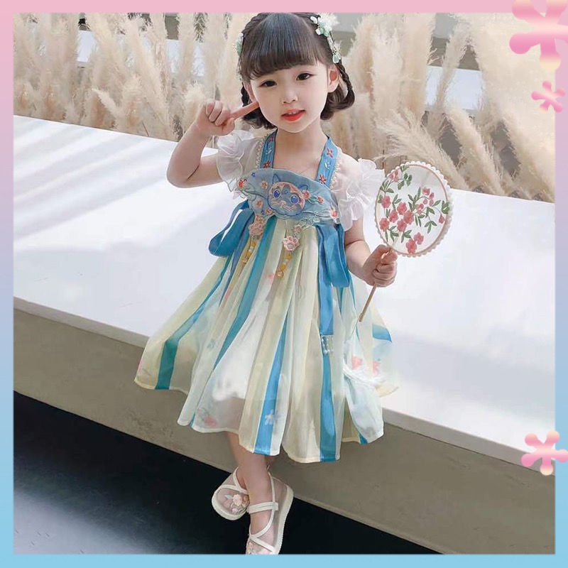 Đầm Hán Phục Thời Trang Mùa Hè 2023 Phong Cách Mới Cho Bé Gái