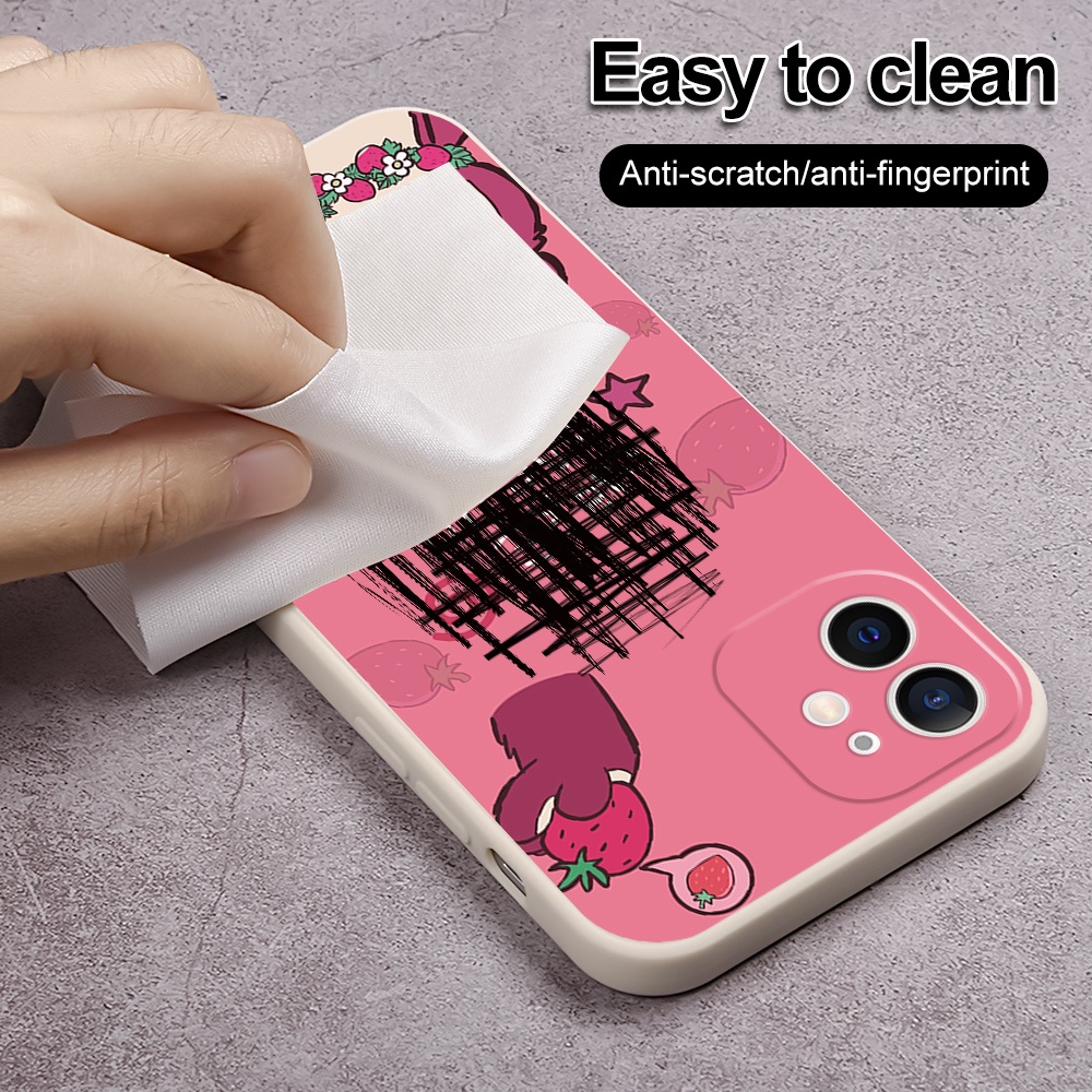 Ốp Điện Thoại Mềm In Hình Gấu Dâu Cho OPPO F9 Pro F1 Plus F7 F1S R9 OPPO Reno 2F 2Z 6Z Reno 4 5 Pro