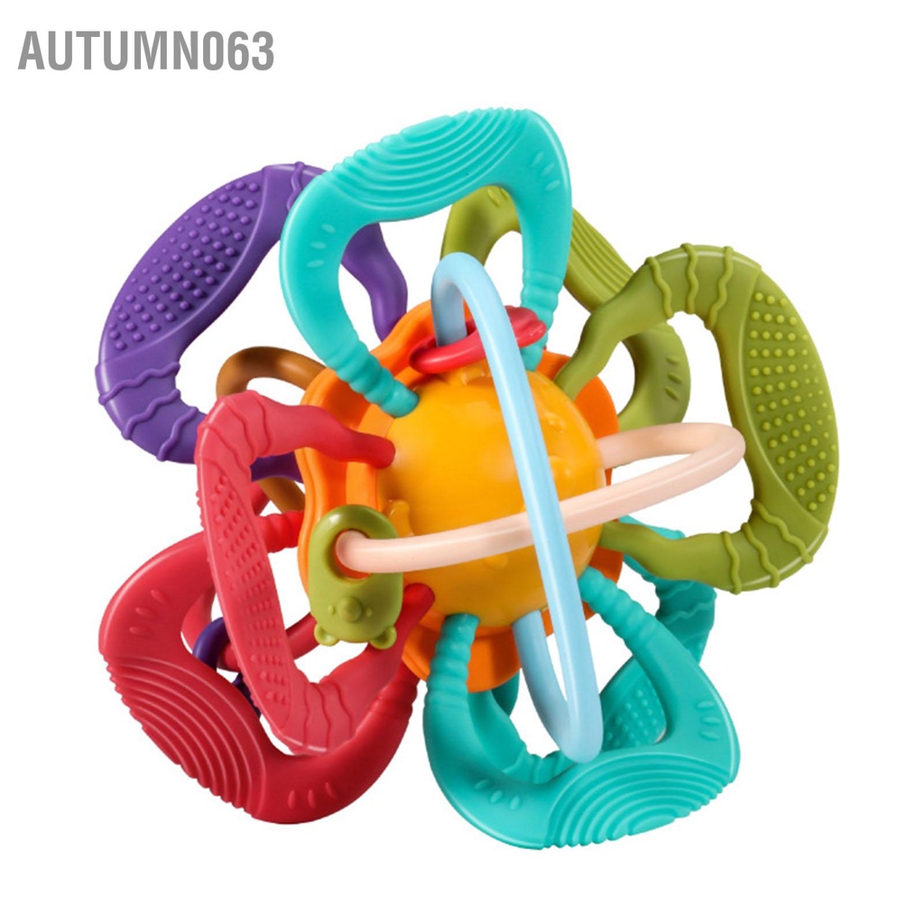 Đồ Chơi Lục Lạc Nhiều Màu Sắc An Toàn Cho Bé Mọc Răng