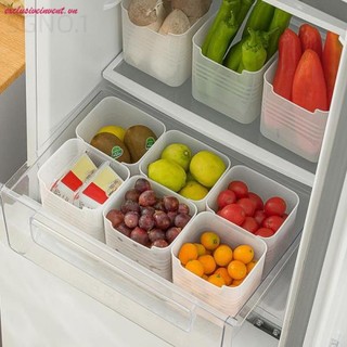 Plastic Fridge Organizer Food Fresh Box/Refrigerator Side Door Vegetable Fruit Spice Keeping Container/ Kitchen Storage Gadgets