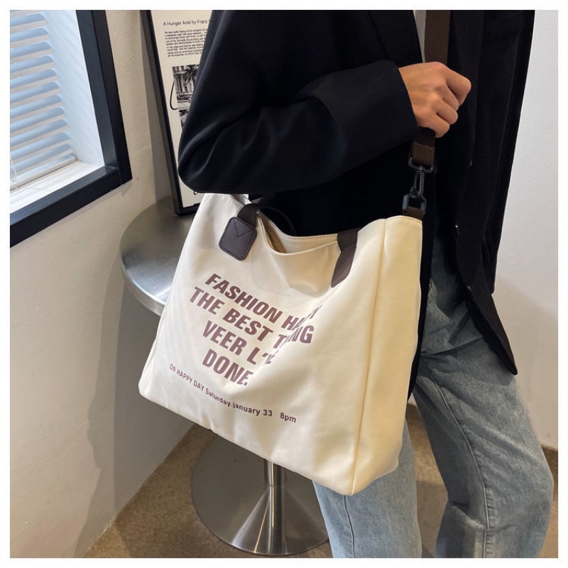 Túi Đeo Vai Vải canvas Cỡ Lớn Thiết Kế Dễ Thương