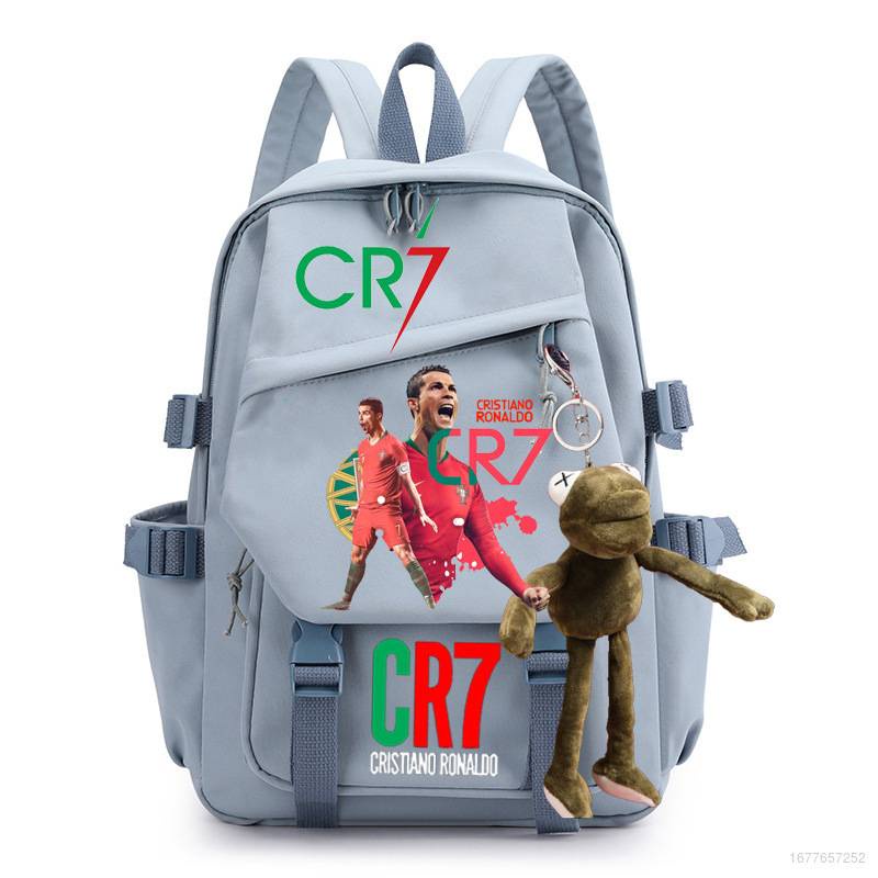 Balo Đi Học Cỡ Lớn Đa Năng In Hình Cristiano Ronaldo Thời Trang Cho Nam
