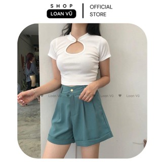 Quần short nữ ống rộng - Lona Clothes - ms1017