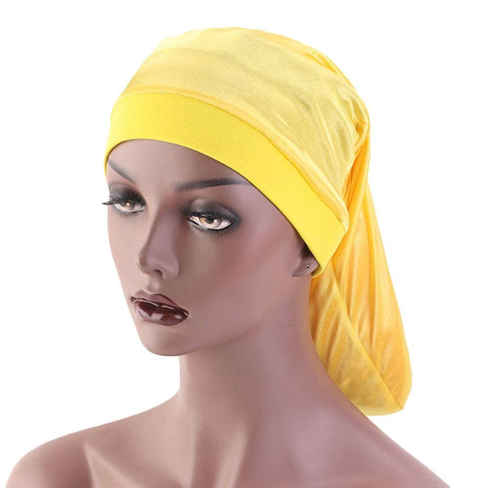 LET Mũ Trùm Tóc Khi Ngủ Bằng Lụa Mềm Mại Chăm Sóc Tóc Cho Nữ