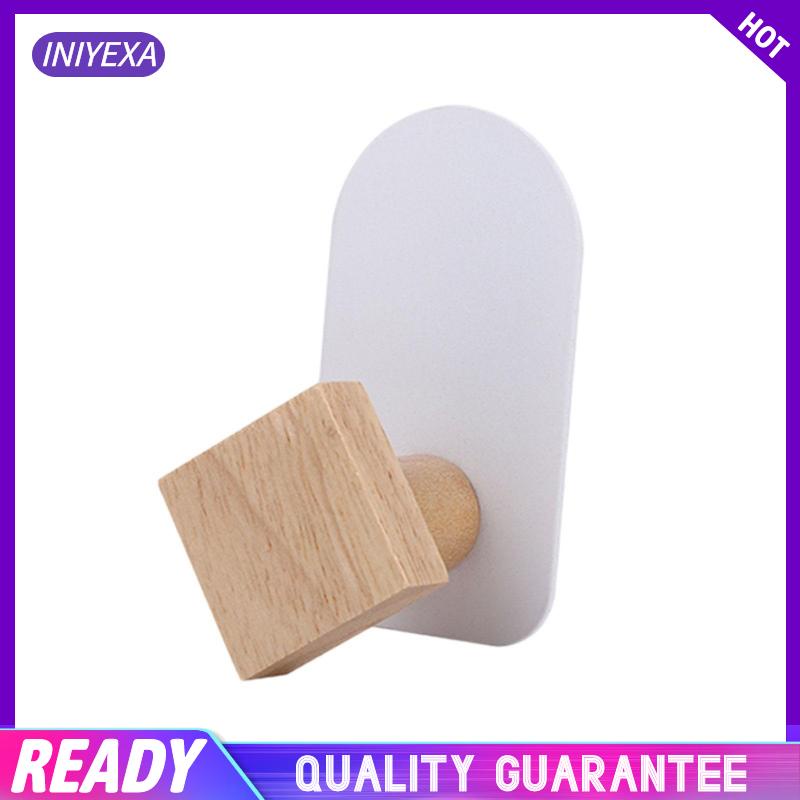Set 6 Móc Gỗ Treo Áo Khoác Khăn Tắm Trang Trí Phòng Khách