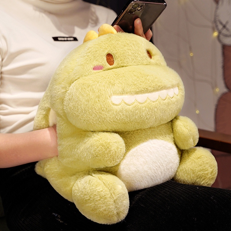 Gối Giữ Ấm Tay Hình Khủng Long Nhồi Bông Ba Trong Một