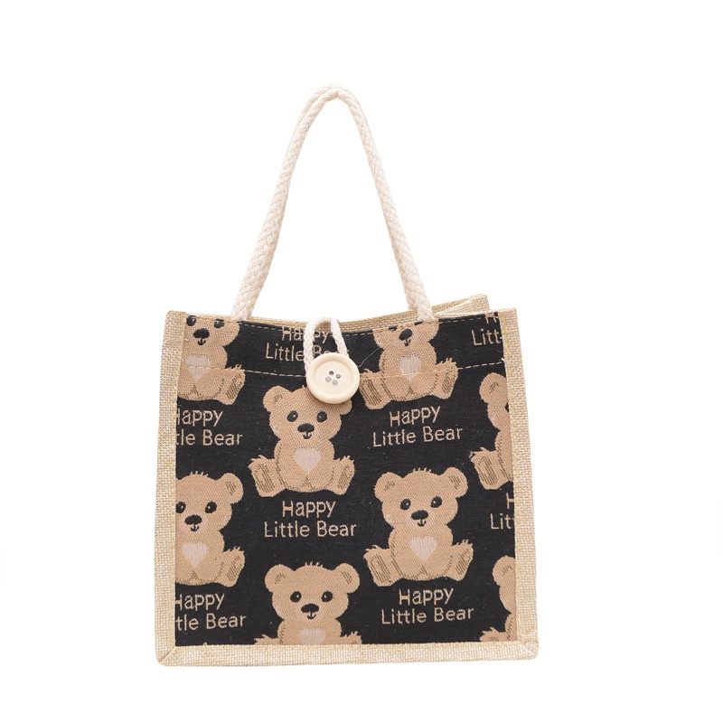 Túi Xách cute Tay Bằng Vải /Túi Tote Nhỏ Đeo Vai Lanh Phong Cách Nhật Bản Cho Nữ