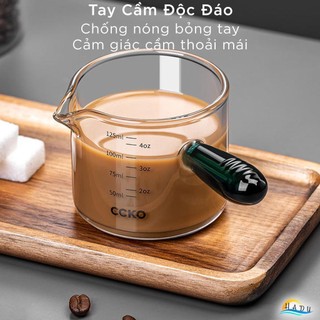 Cốc Pha Cà Phê Thủy Tinh Borosilicat Cao Cấp – Chịu Nhiệt Tốt, Đa Năng, Sang Trọng CCKO