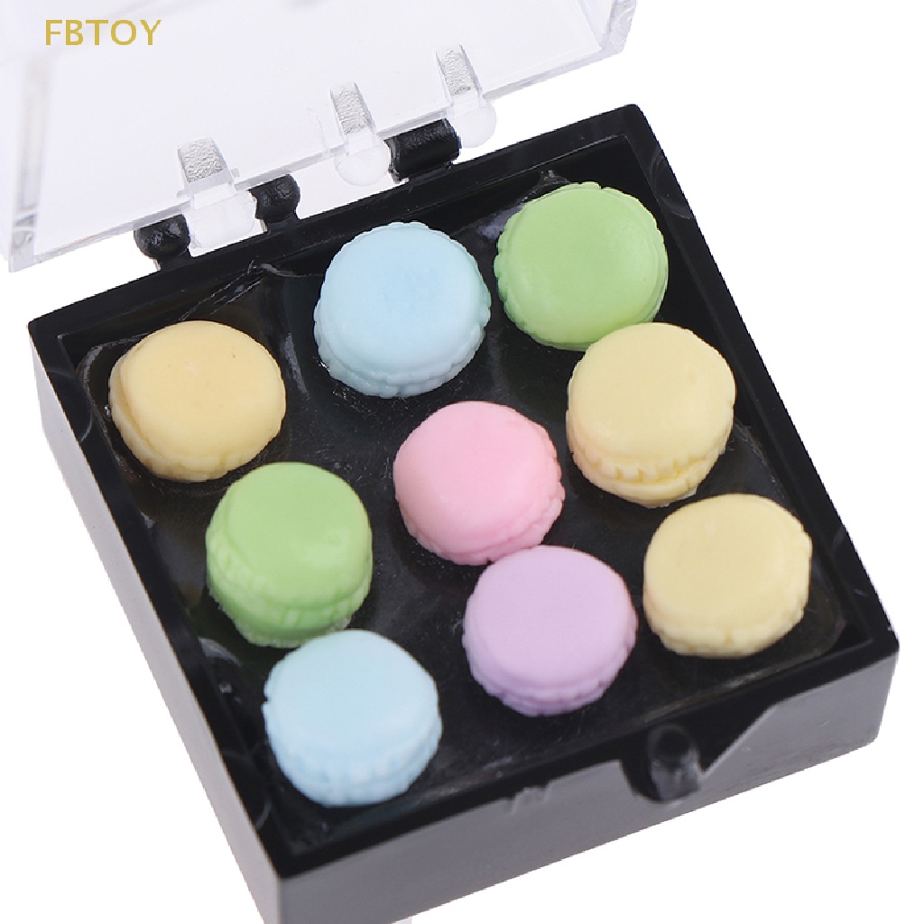 1 Bộ Mô Hình Bánh Macaroon Tỉ Lệ 1: 12 Trang Trí Nhà Búp Bê