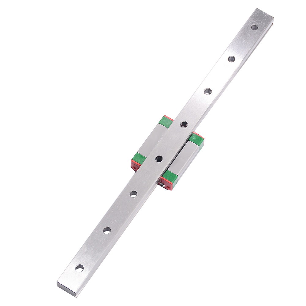 CNC phần MGN12 100 200 300 350 400 450 500 600 800mm tuyến tính thu nhỏ đường ray trượt 1 cái MGN12 tuyến tính hướng dẫn + 1 cái MGN12H vận chuyển