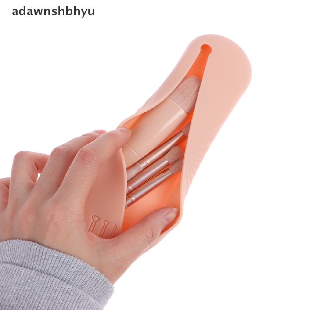 Túi Đựng Cọ Trang Điểm adawnshbhyu Bằng Silicon Tiện Dụng Khi Đi Du Lịch