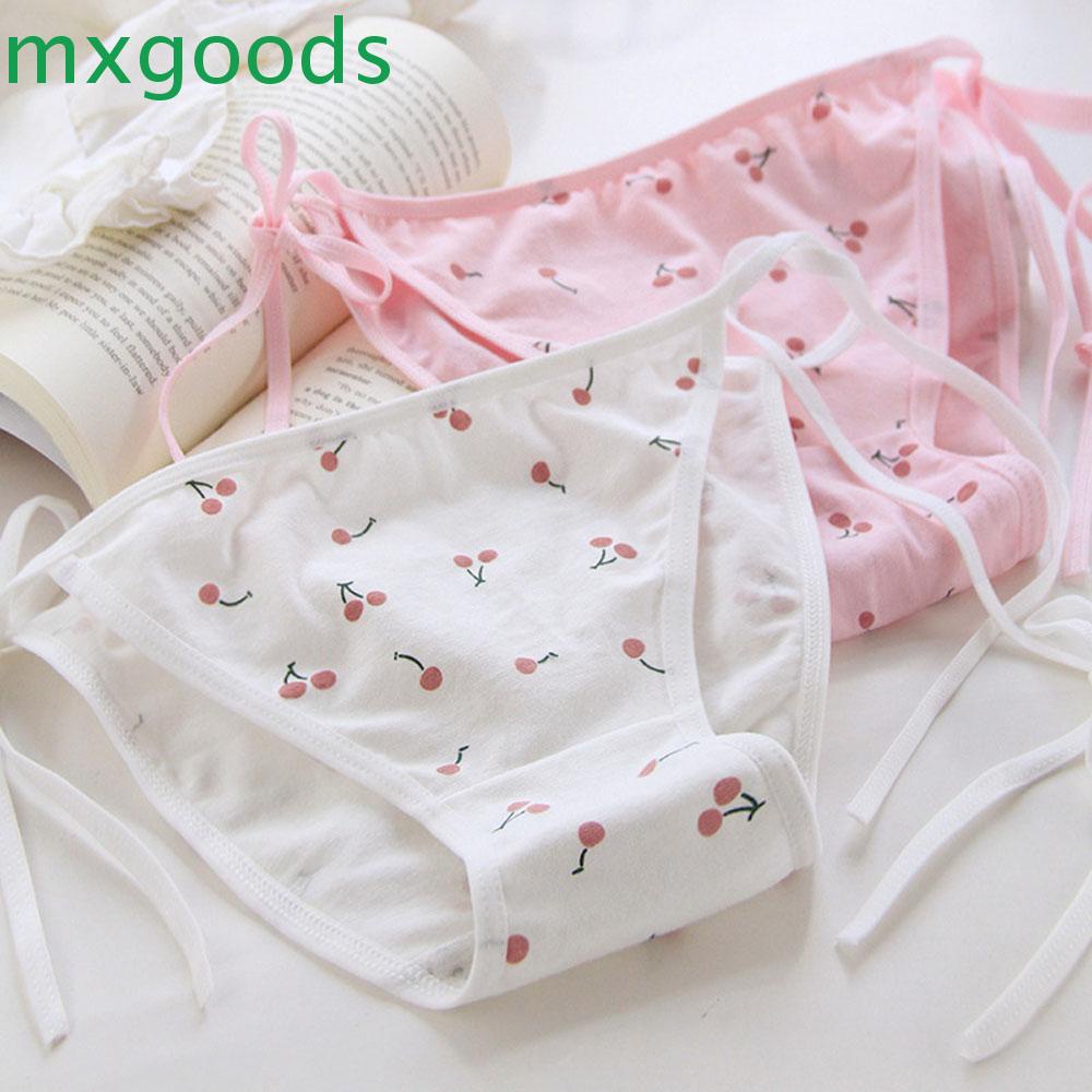 Quần Lót Cotton Không Đường May In Họa Tiết Hoạt Hình Dễ Thương Nhiều Màu Sắc Cho Nữ