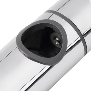 Replacement 25mm ABS Chrome Shower Rail Head Slider Holder Adjustable Bracket