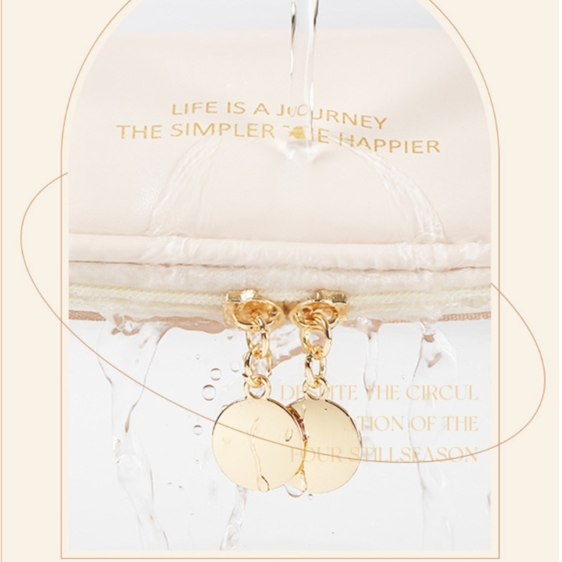 Túi Đựng Mỹ Phẩm Trong Suốt Sức Chứa Lớn Tiện Dụng Khi Đi Du Lịch