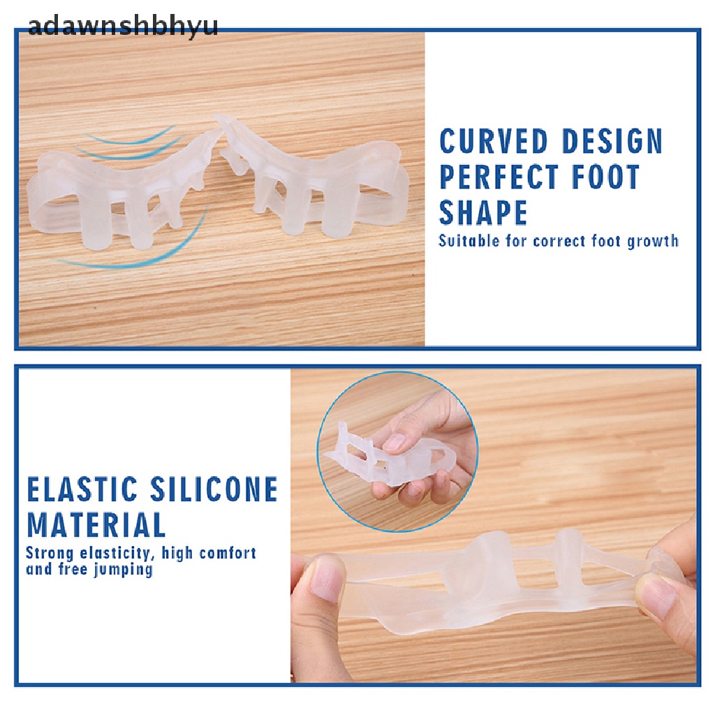 1 Cặp Silicon Tách Ngón Chân Cái Bảo Vệ Hiệu Quả