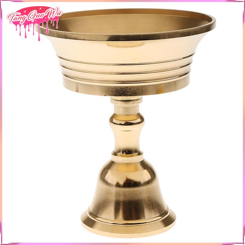 Giá Đỡ Đèn Cầy Bằng Đồng Thau 9.5cm Phong Cách Phật Giáo Tây Tạng