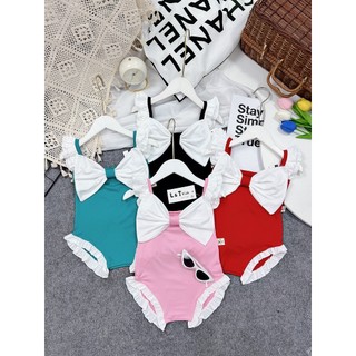Bikini nơ ngực bèo vai bé gái