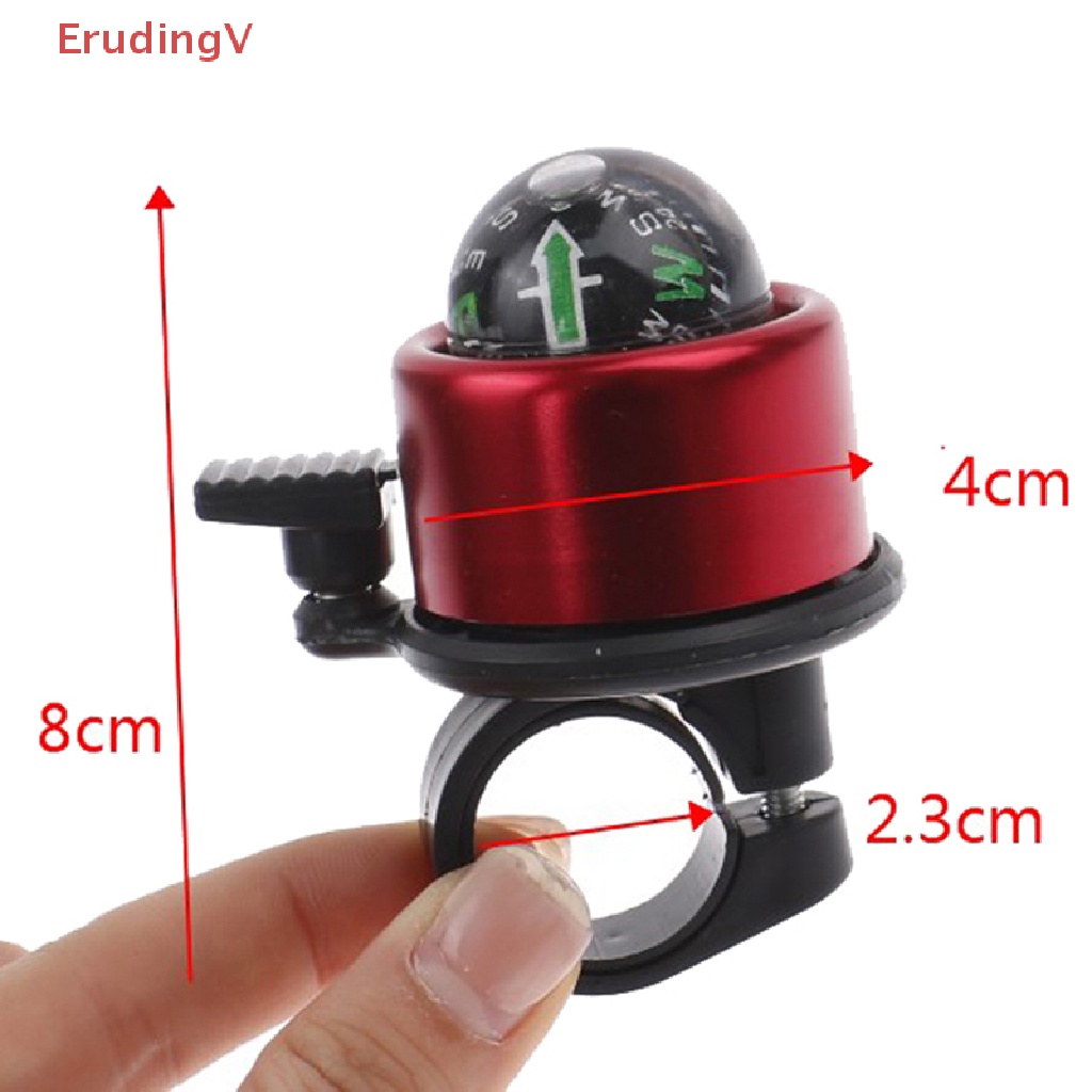 Chuông Xe Đạp Leo Núi Bằng Kim Loại Tích Hợp La Bàn Màu Sắc Độc Đáo