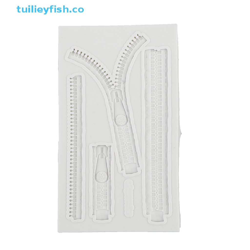 Khuôn Silicone Tạo Hình Làm Bánh Kẹo Hình Dây Kéo