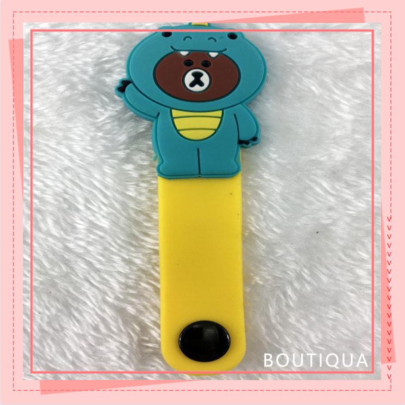 Dây kẹp thu gọn tai nghe cáp sạc điện thoại laptop hình thú dễ thương-BA