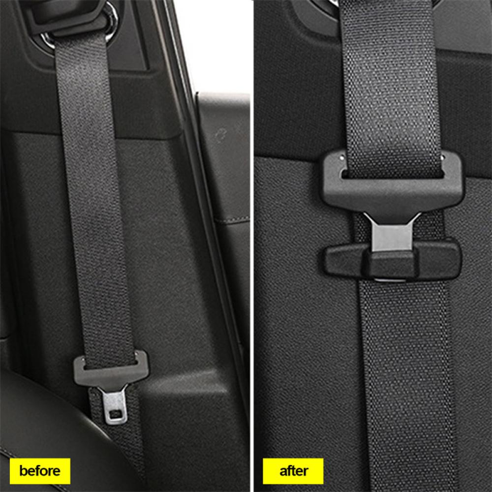 Bộ 2 Chốt Khóa Dây Đai An Toàn Xe Hơi J2L3 Bằng Nhựa Màu Đen Thông Dụng