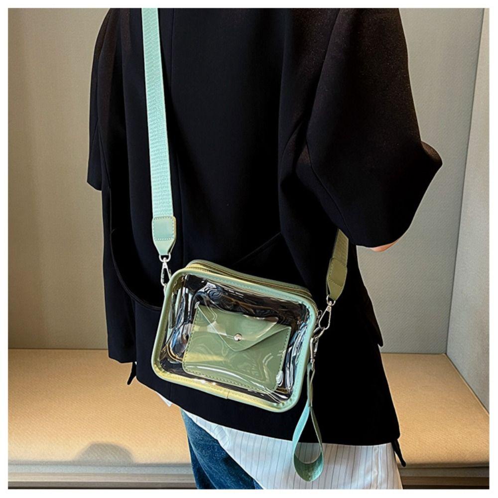 Túi Đựng Mỹ Phẩm Bằng PVC Trong Suốt Cỡ Lớn Tiện Dụng Mang Theo Du Lịch Cho Nữ