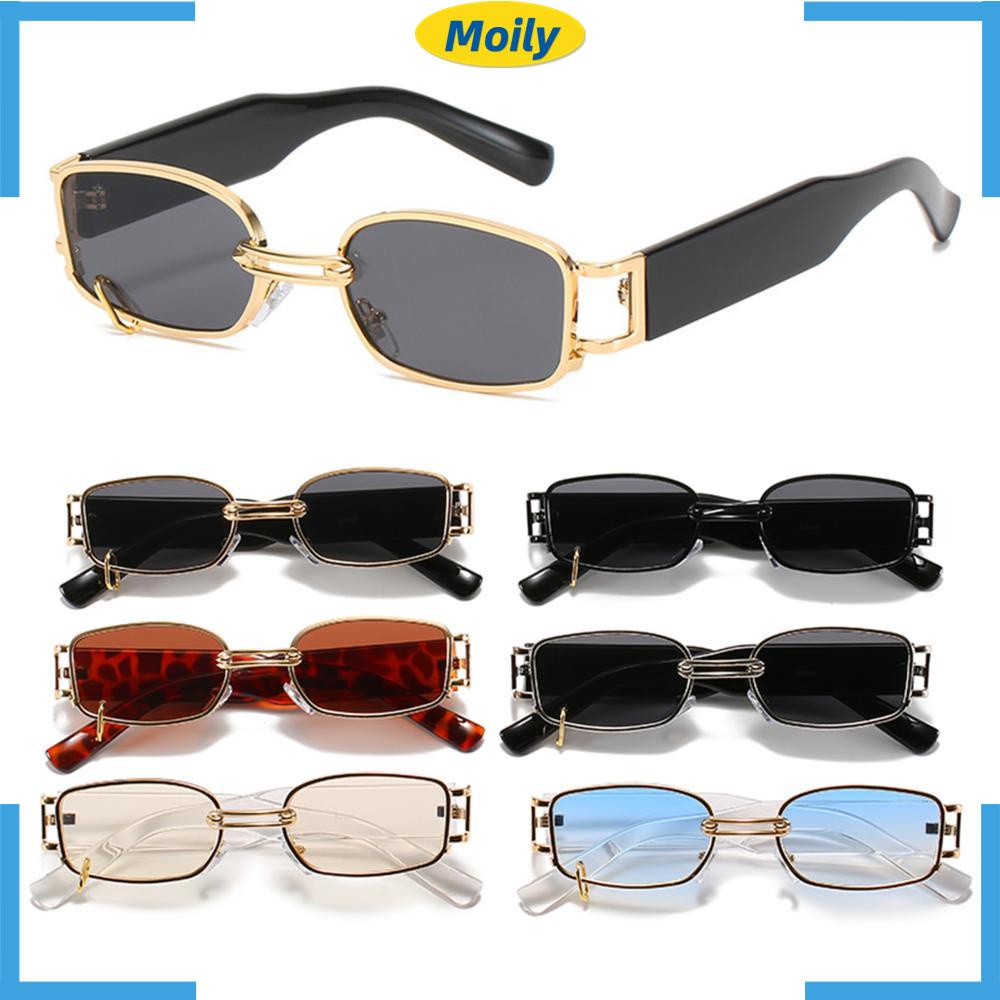 Kính mát gọng kim loại chống tia Uv400 kiểu dáng thời trang dành cho nữ