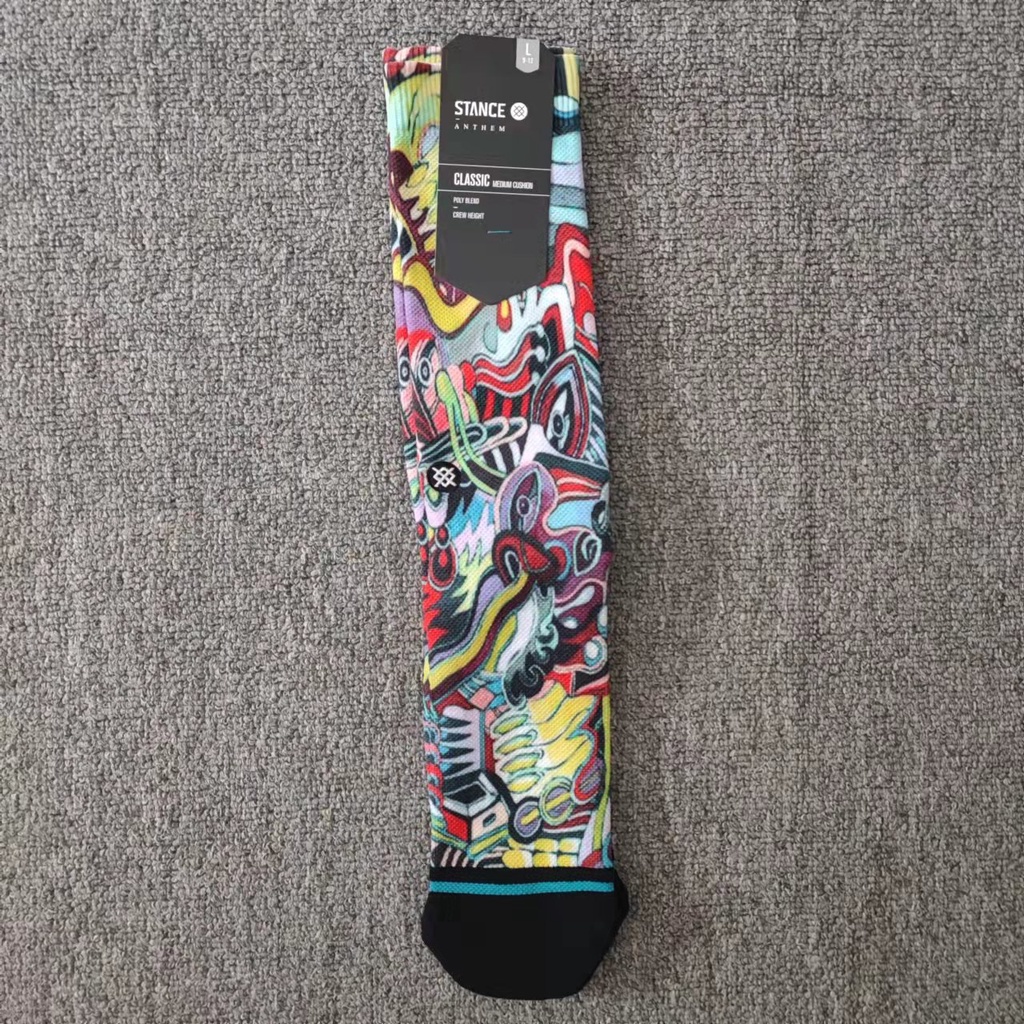 Vớ Nén In Họa Tiết 3D Phong Cách Hip Hop Đường Phố Cho Nam Và Nữ