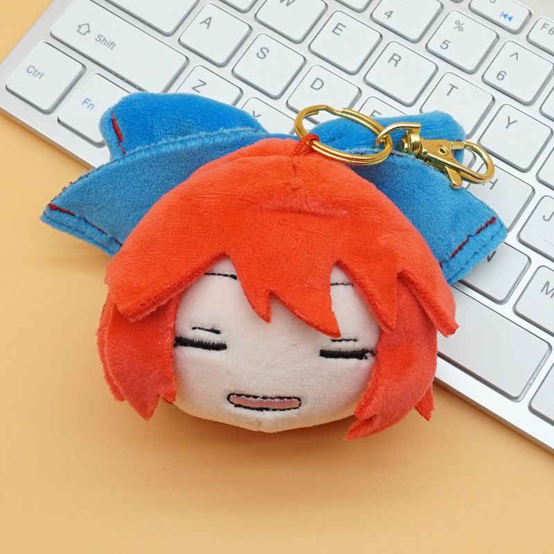 TouHou Fumo móc khoá Đồ Chơi Bóp Nén Đàn Hồi Hình Thú Nhồi Bông Dễ Thương Cirno Sekibanki