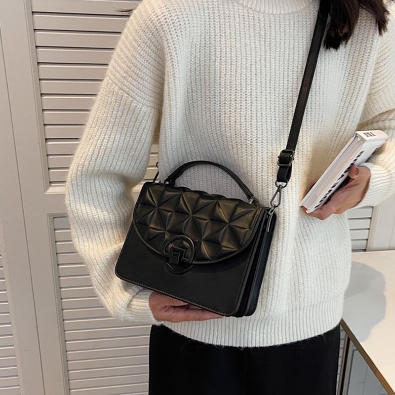 Túi Đeo Chéo Bằng Da pu Có Khóa Nam Châm Thời Trang Cho Nữ